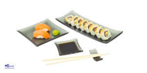 Sushi toidunõude komplekt "Tume"